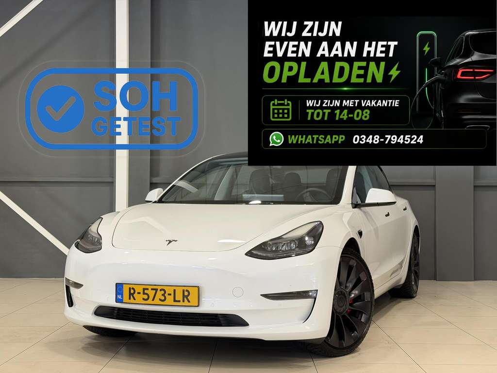 Tesla Model 3 Performance AWD 75 kWh | Performance | SOH 87,2% |