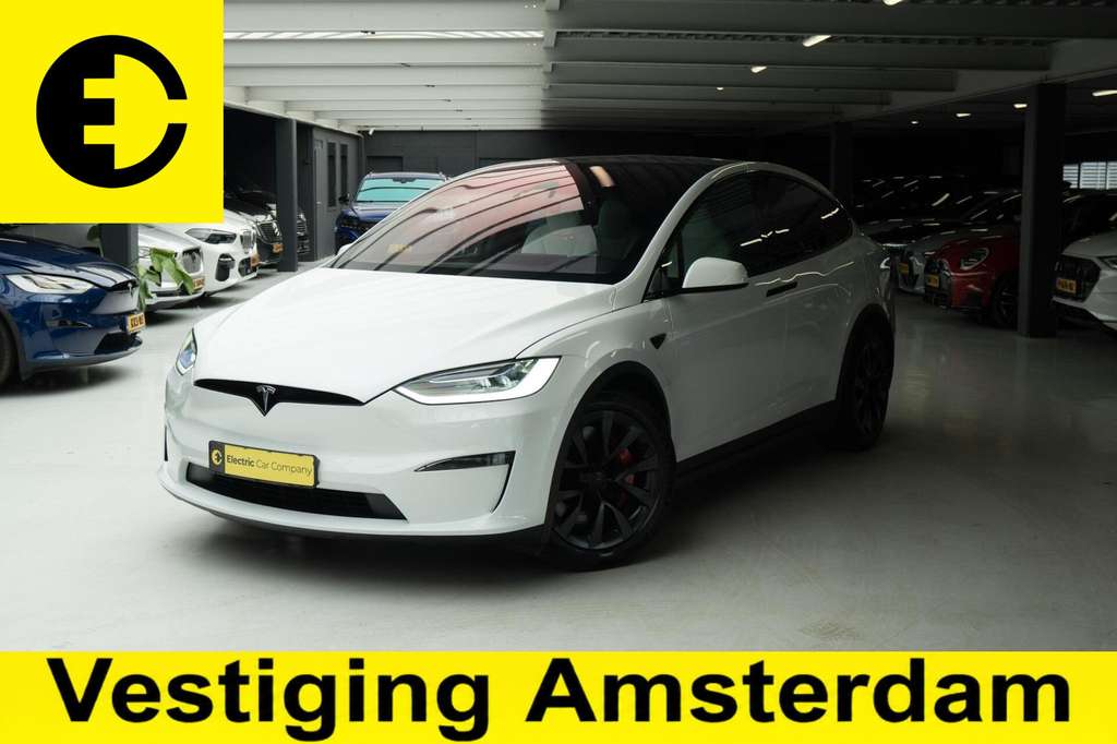 Tesla Model X Plaid AWD 6p. 100kWh | Wit leder | 1020 PK | Incl.